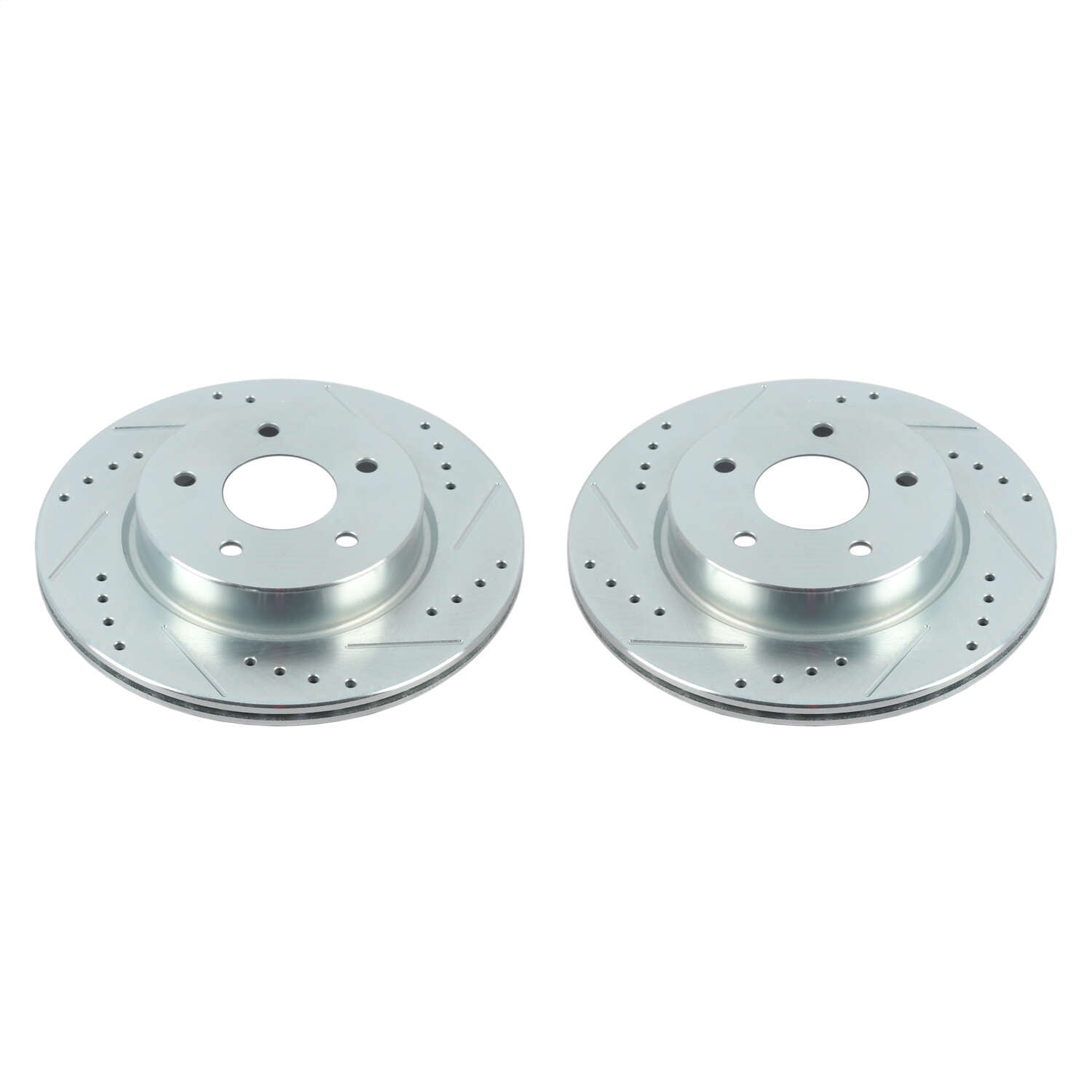 PowerStop Rear Evolution Drilled & Slotted Rotors - Pair | Nissan Leaf (18-19) (JBR1783XPR)