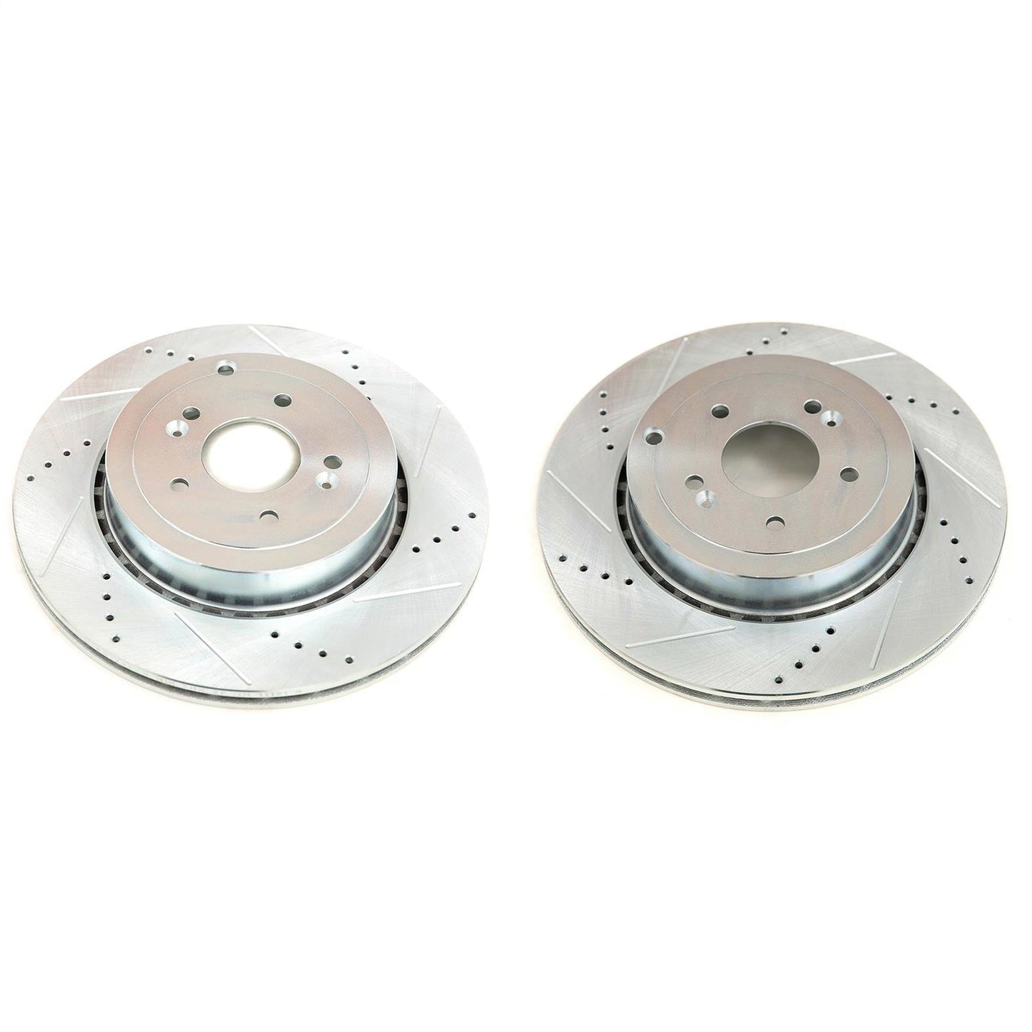 PowerStop Rear Evolution Drilled & Slotted Rotor Pair | Kia Stinger (18-20) (JBR1792XPR)