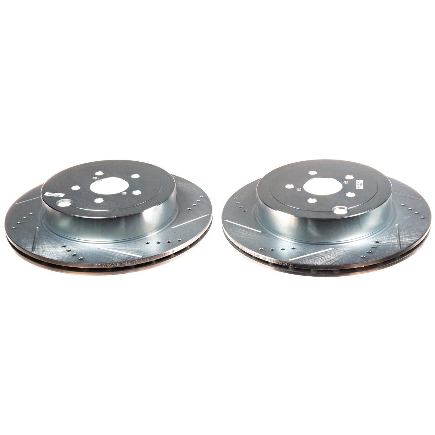 PowerStop Rear Evolution Drilled & Slotted Rotors | Subaru BRZ 2017-2020 (JBR1795XPR)
