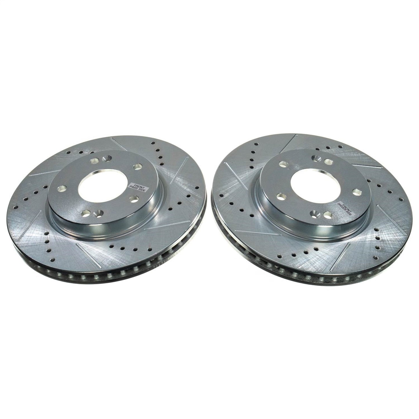 PowerStop Front Drilled & Slotted Rotor (Pair) | Hyundai Elantra (21-22) (JBR1799XPR)