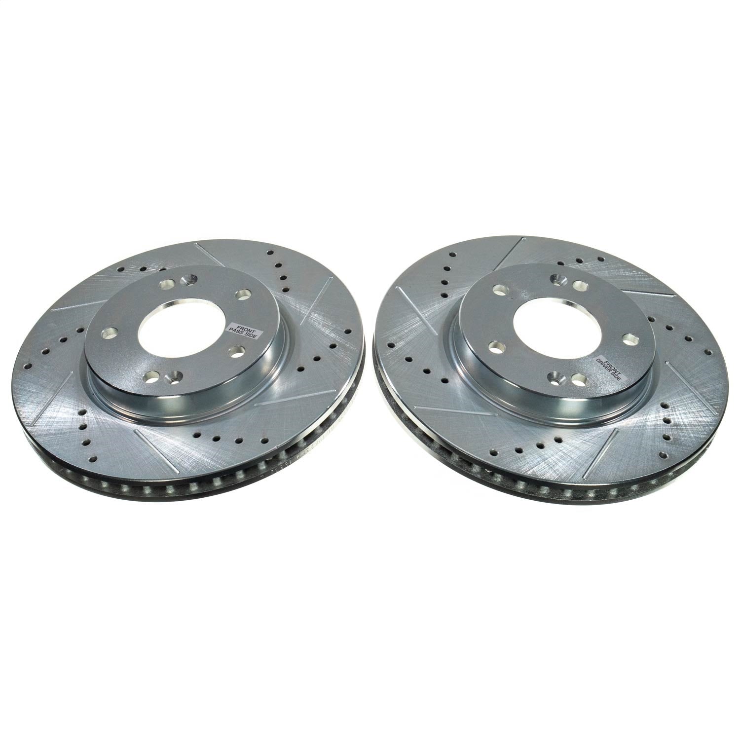 PowerStop Front Drilled & Slotted Rotor (Pair) | Hyundai Elantra (21-22) (JBR1799XPR)