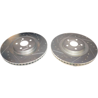 PowerStop Front Evolution Drilled & Slotted Rotors - Pair | Lexus GS200t (16-17) (JBR1900XPR)