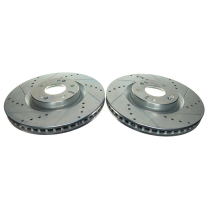 PowerStop Front Drilled & Slotted Rotor (Pair) | Kia Sorento (21-22) (JBR1902XPR)