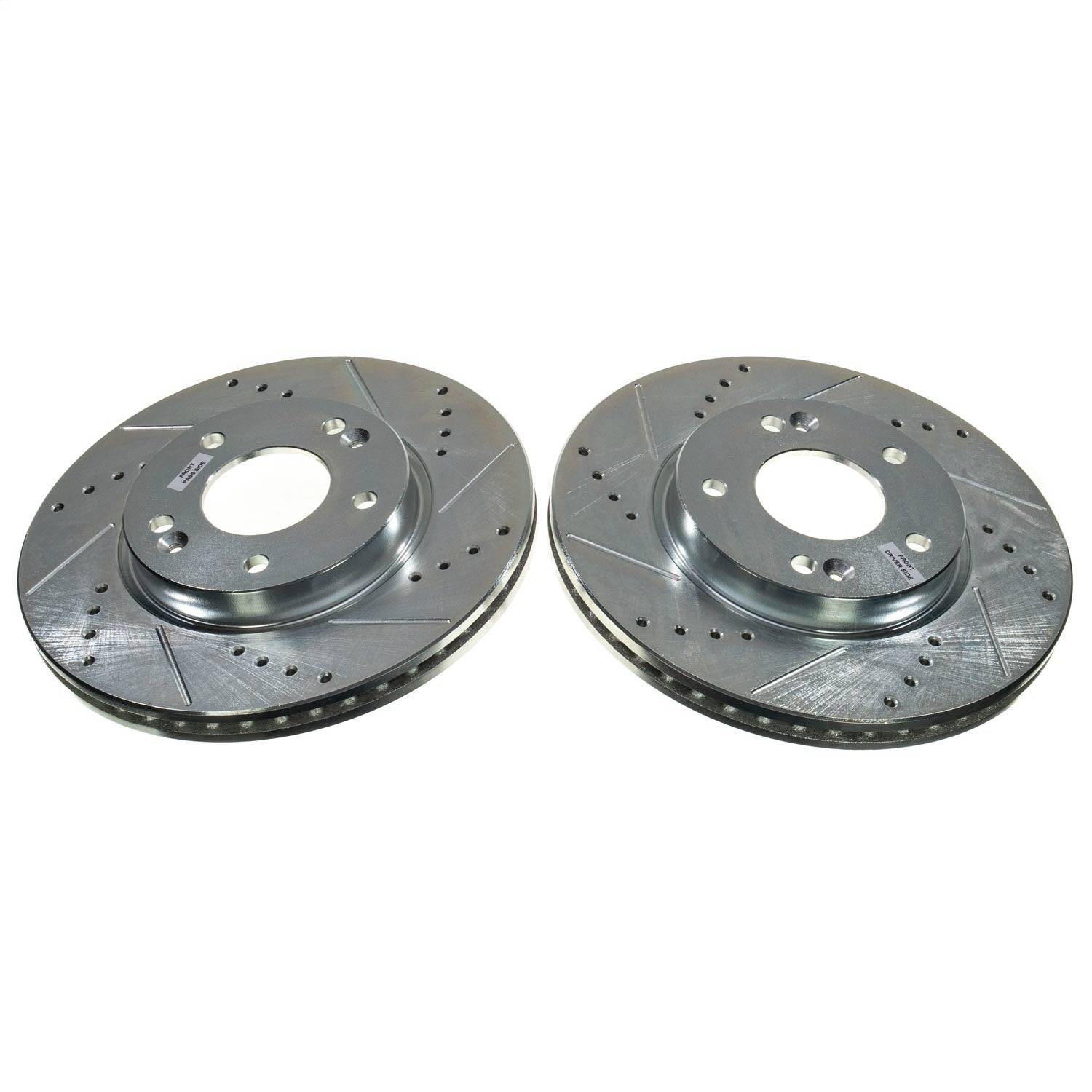 PowerStop Drilled & Slotted Front Rotor (Pair) | Kia Forte (19-21) (JBR1904XPR)