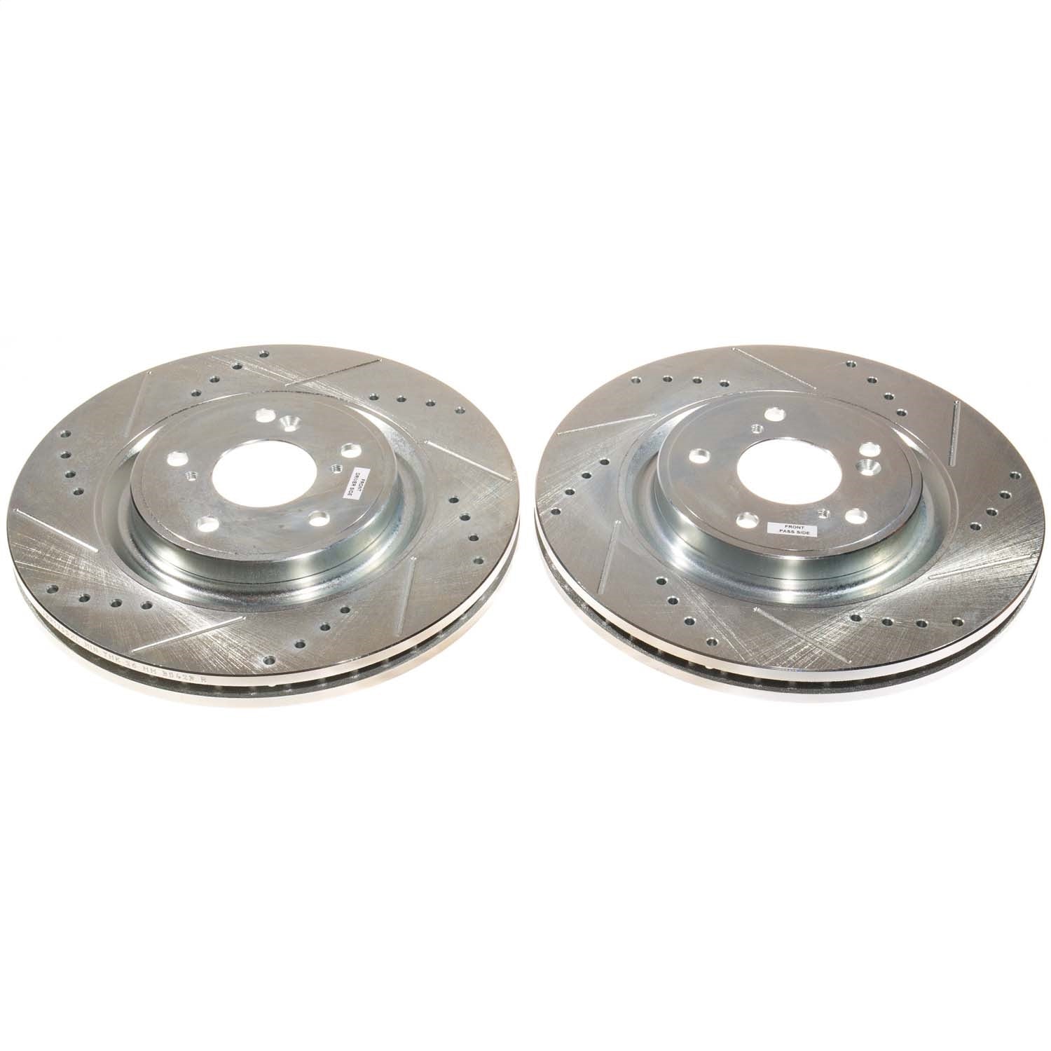 PowerStop Front Drilled & Slotted Rotor (Pair) | Honda CR-V (20-22) (JBR1905XPR)