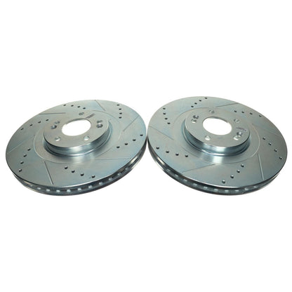 PowerStop Front Drilled & Slotted Rotor (Pair) | Kia Telluride (20-22) (JBR1906XPR)