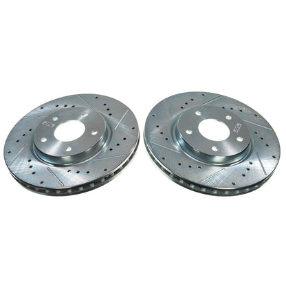 PowerStop Front Drilled & Slotted Rotor (Pair) | Nissan Rogue (21) (JBR1907XPR)