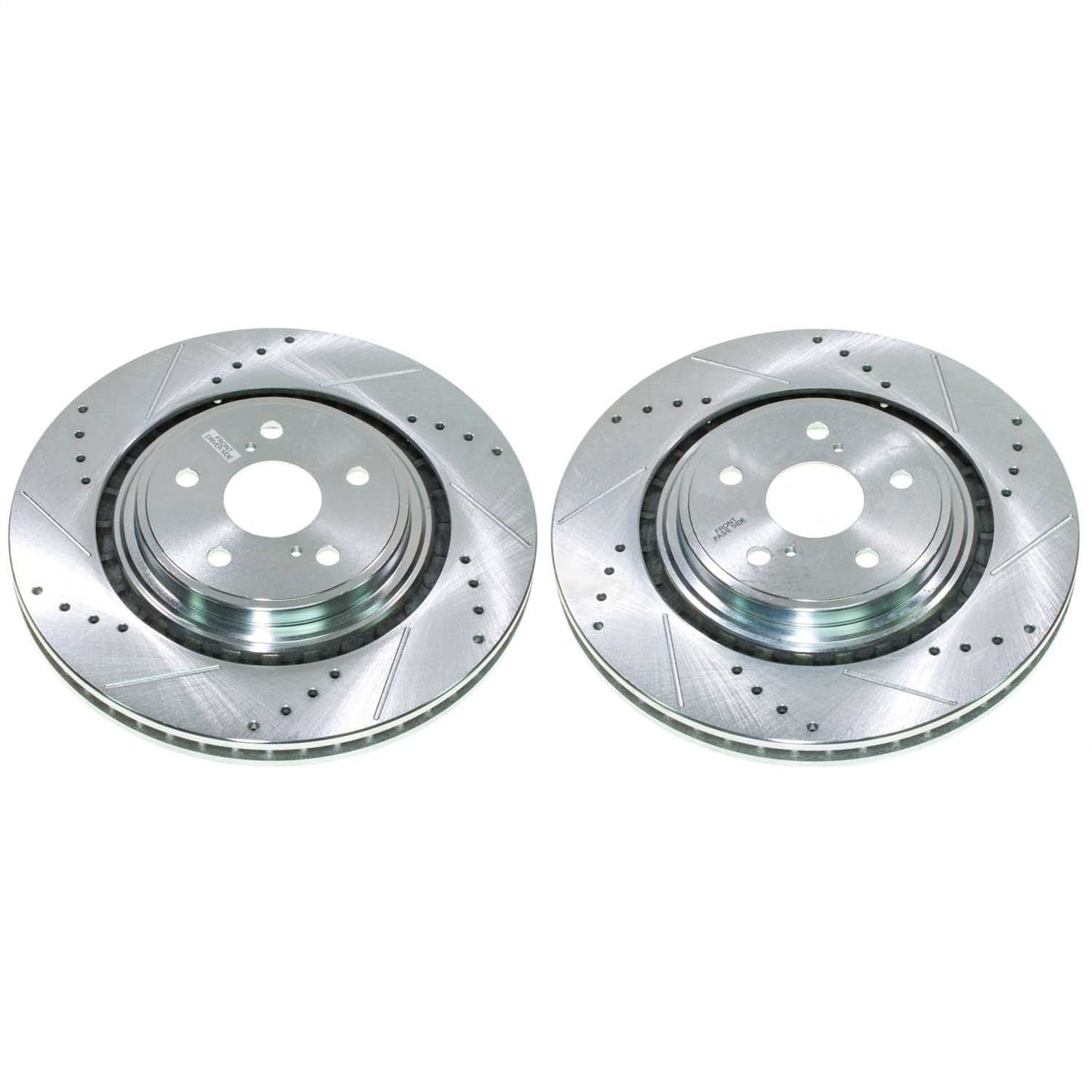 PowerStop Drilled & Slotted Front Rotor (Pair) | Toyota Highlander (20-23) (JBR1911XPR)