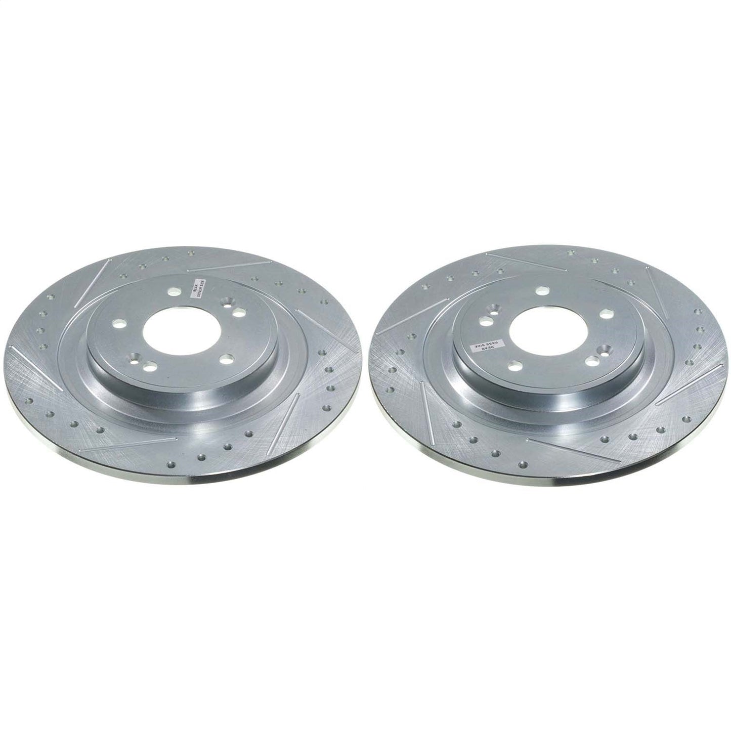 PowerStop Rear Drilled & Slotted Rotor (Pair) | Kia Carnival (22-23) (JBR1932XPR)
