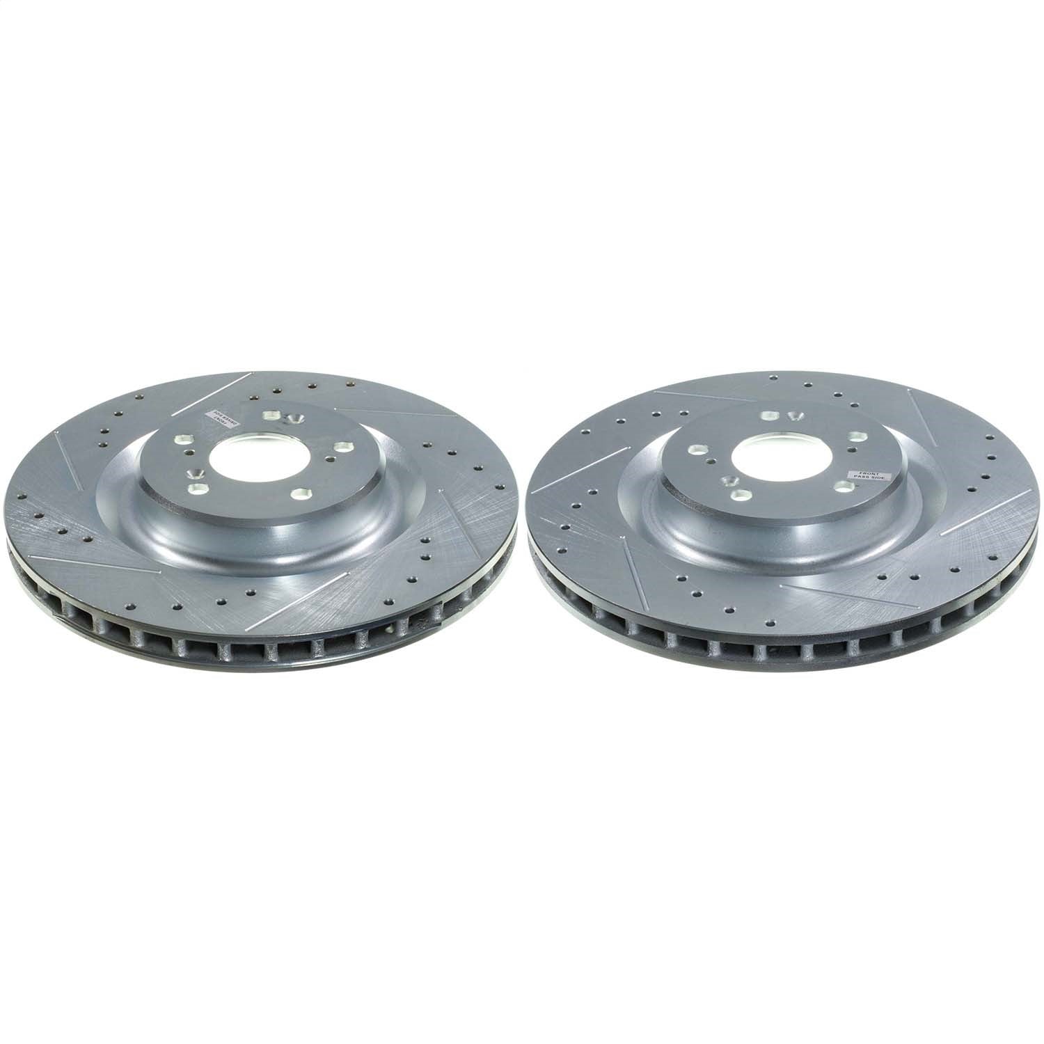 PowerStop Front Drilled & Slotted Rotor (Pair) | Acura MDX (22-24) (JBR1933XPR)
