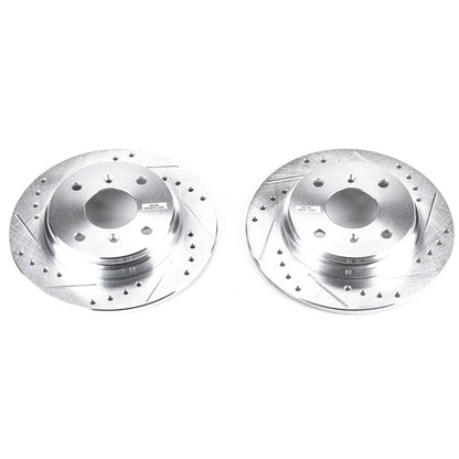 PowerStop Rear Drilled & Slotted Rotors | Acura Legend (86-88) (JBR307XPR)