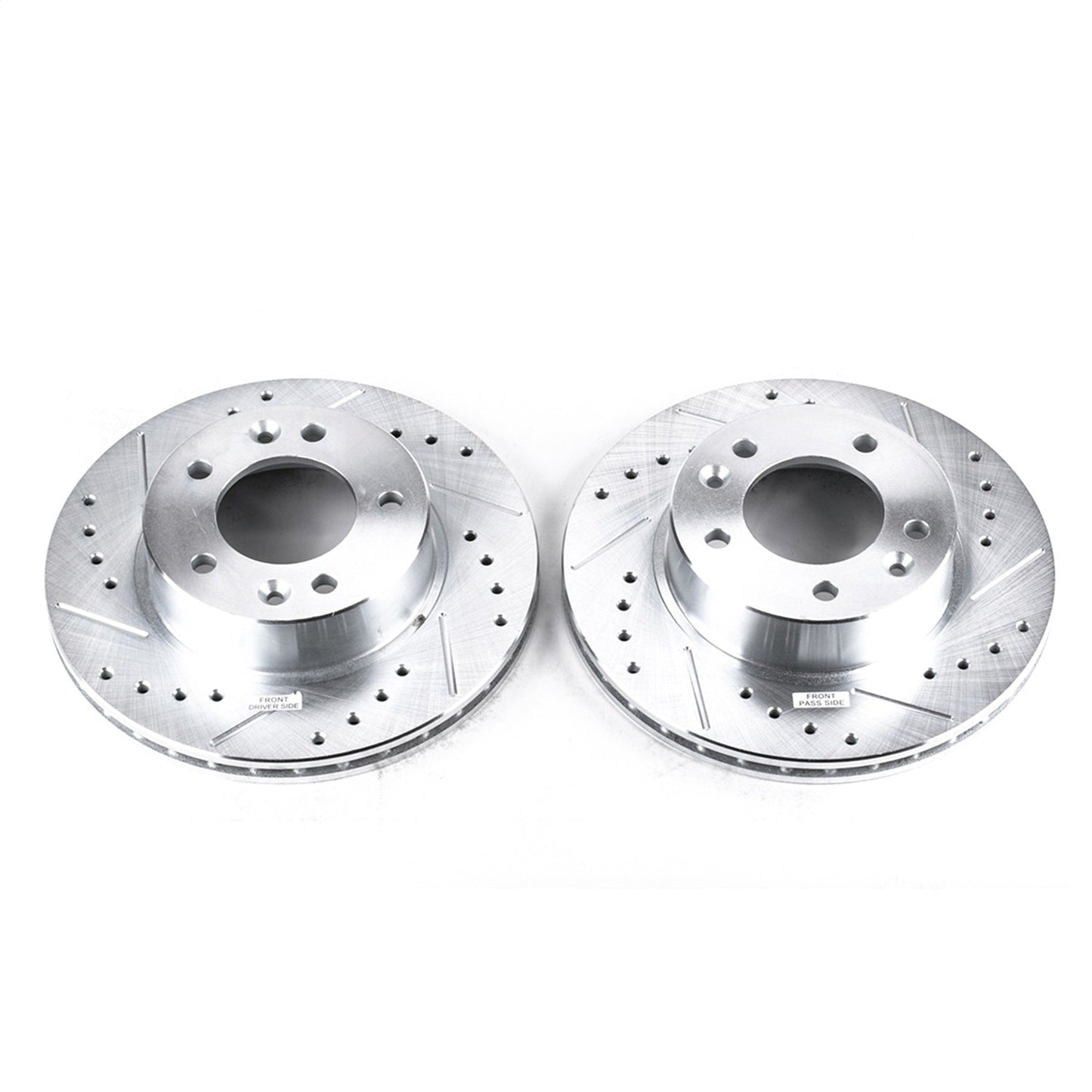 PowerStop Drilled & Slotted Front Rotors | Mazda RX-7 (86-91) (JBR381XPR)