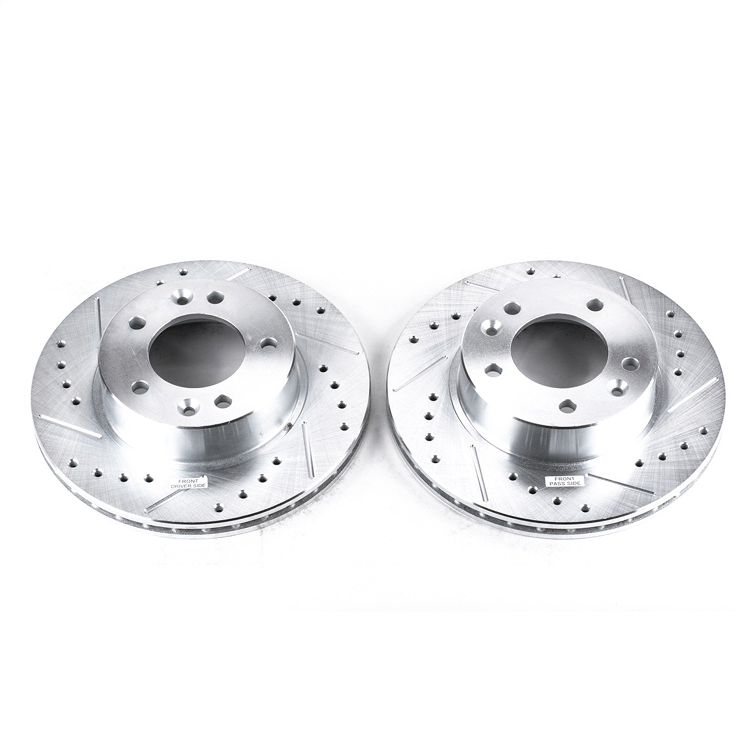 PowerStop Drilled & Slotted Front Rotors | Mazda RX-7 (86-91) (JBR381XPR)