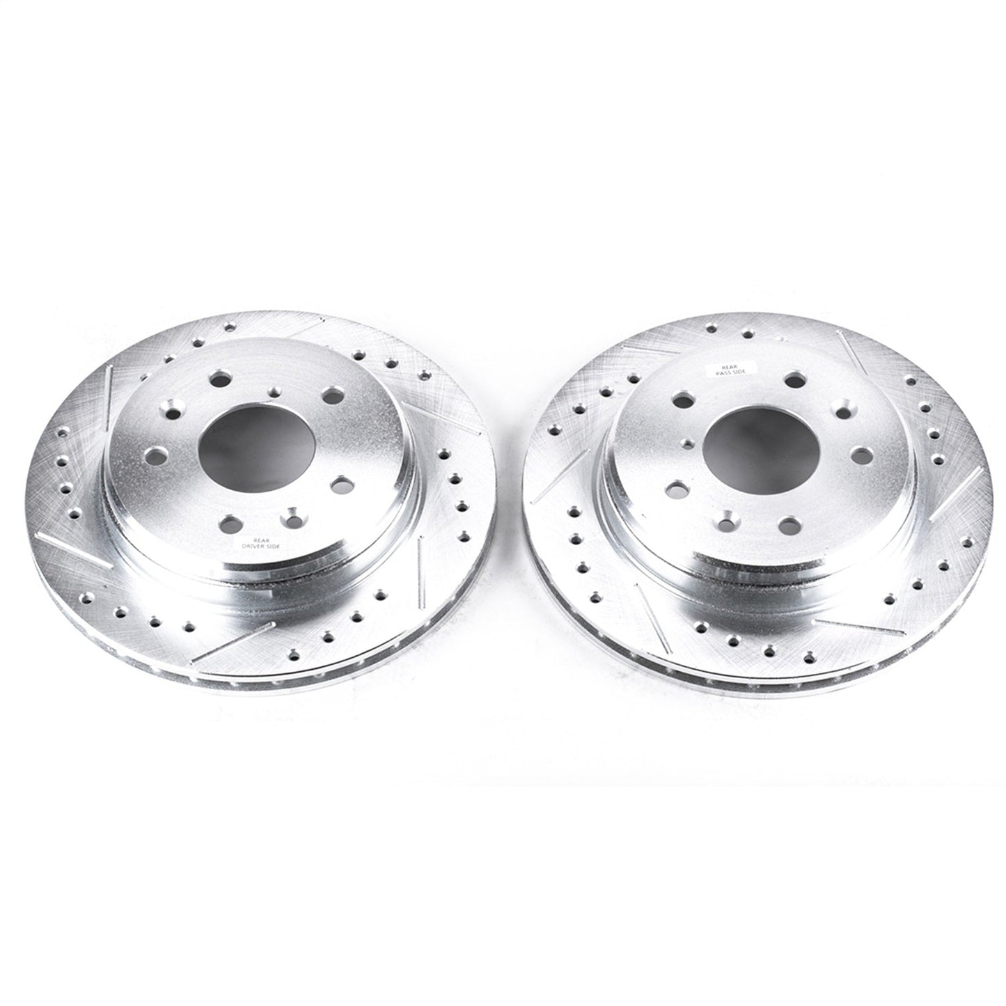 PowerStop Rear Evolution Drilled & Slotted Rotors | Mazda RX-7 (86-91) (JBR383XPR)