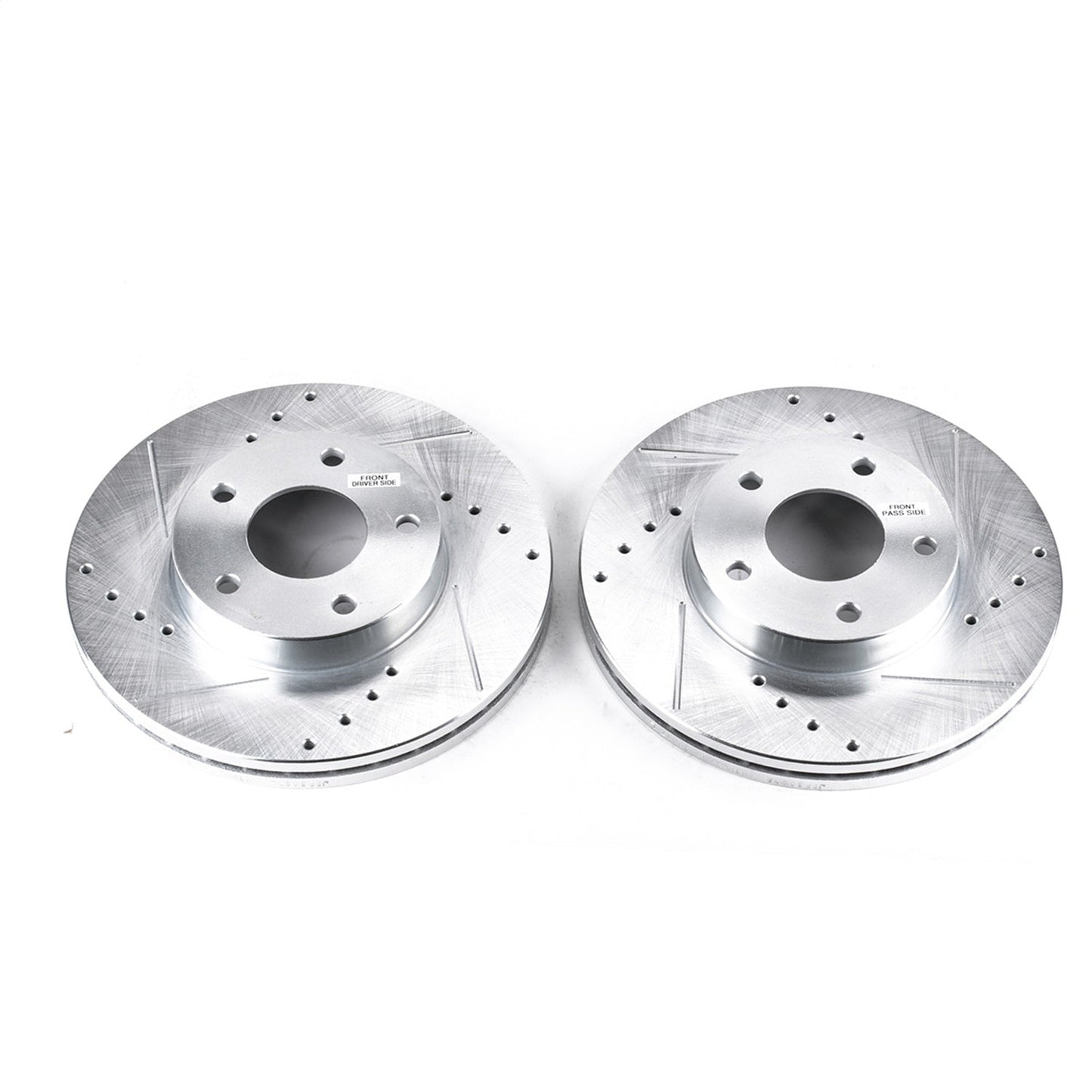 PowerStop Drilled & Slotted Front Rotors | Nissan 300ZX (89-90) (JBR508XPR)