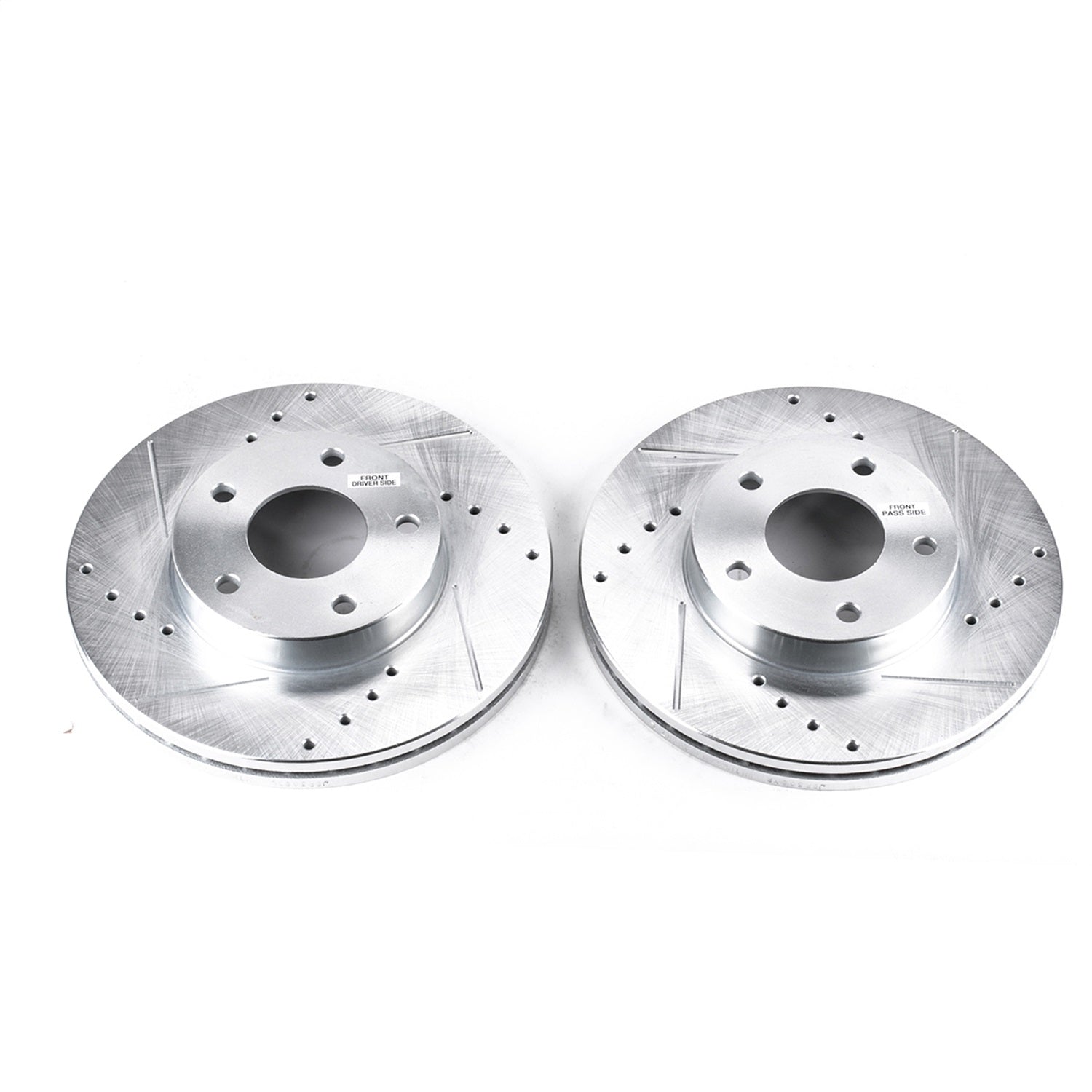 PowerStop Drilled & Slotted Front Rotors | Nissan 300ZX (89-90) (JBR508XPR)