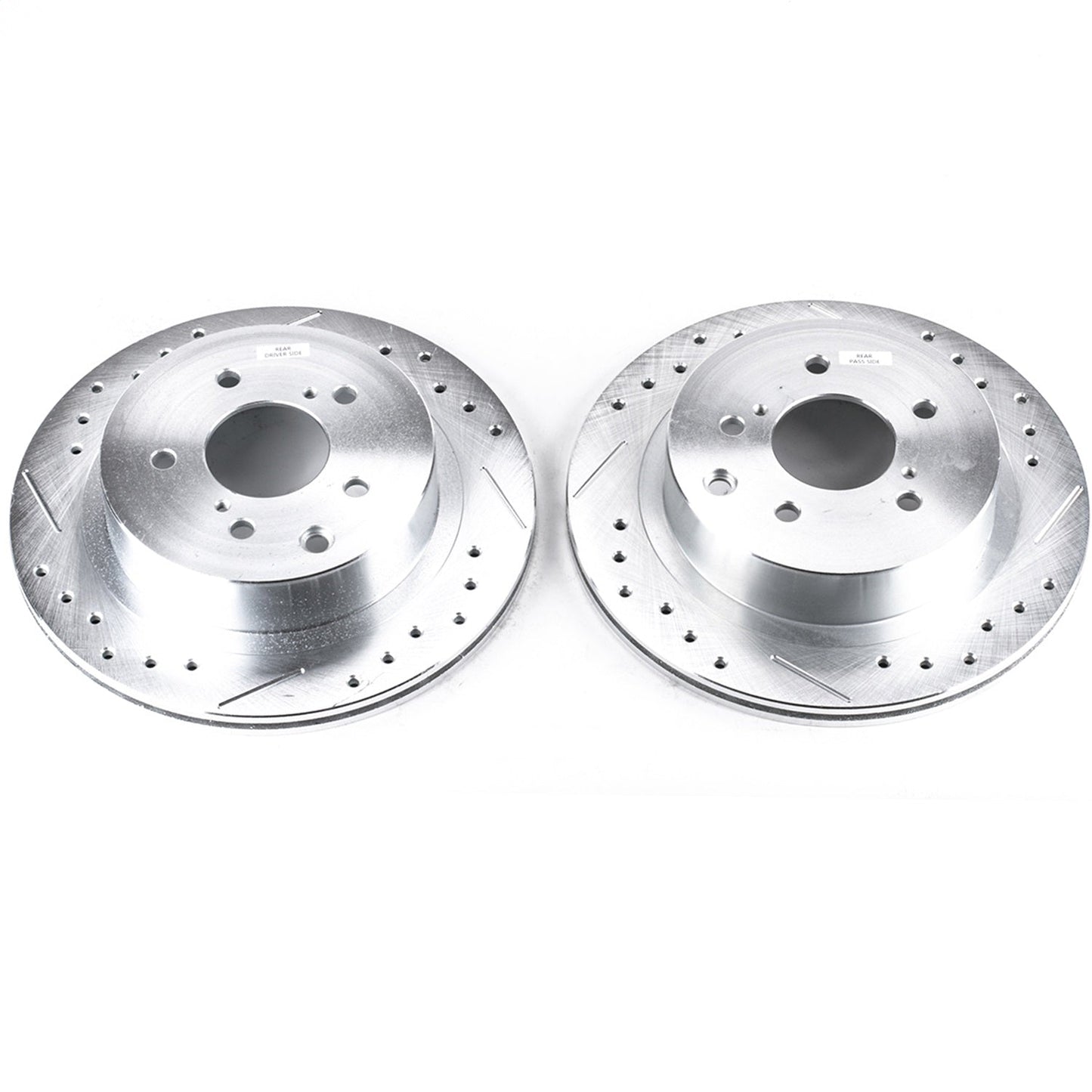PowerStop Drilled & Slotted Rear Rotors | Nissan 300ZX (89-96) (JBR509XPR)