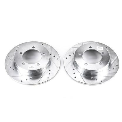 PowerStop Rear Drilled & Slotted Rotors | Eagle Talon (90-94) (JBR519XPR)