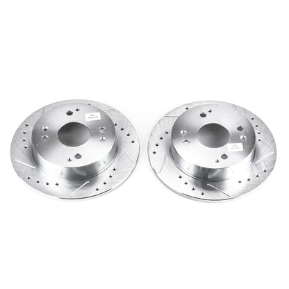 PowerStop Drilled & Slotted Rear Rotors | Acura CL 1997 (JBR526XPR)