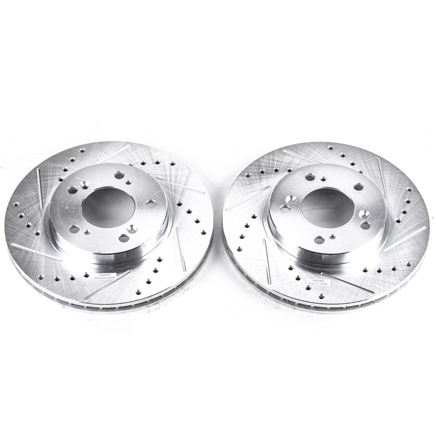 PowerStop Drilled & Slotted Front Rotors | Acura Integra (97-98) (JBR528XPR)
