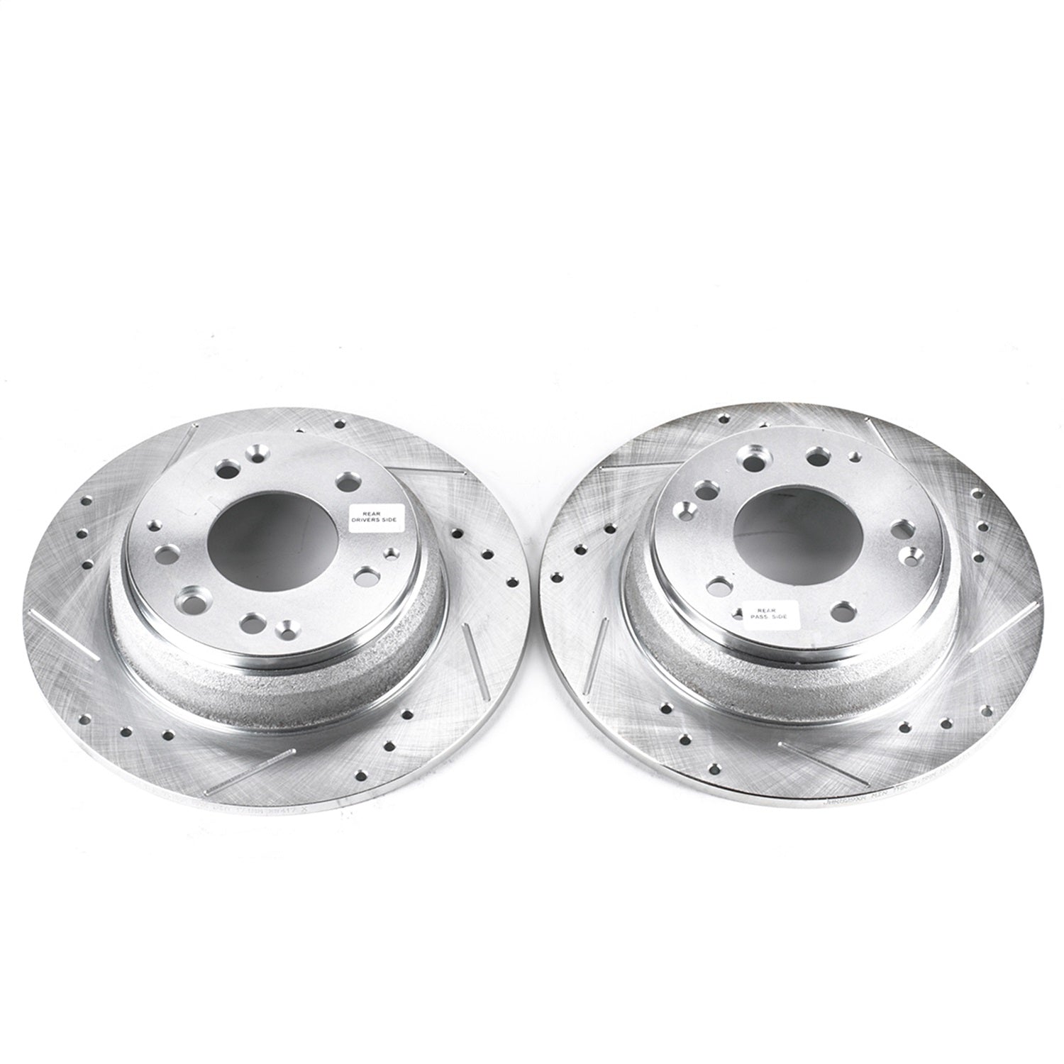 PowerStop Drilled & Slotted Rear Rotors | Acura Legend (91-95) (JBR529XPR)