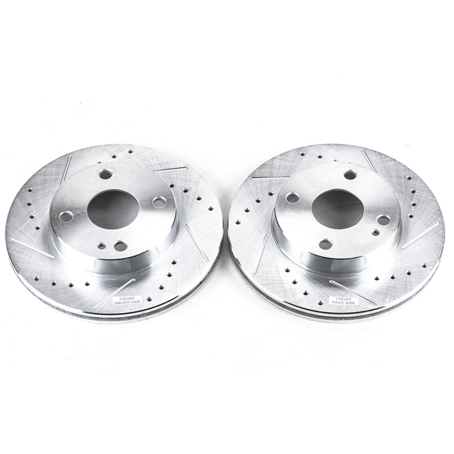 PowerStop Drilled & Slotted Front Rotors Pair | Mazda Miata (90-93) (JBR543XPR)