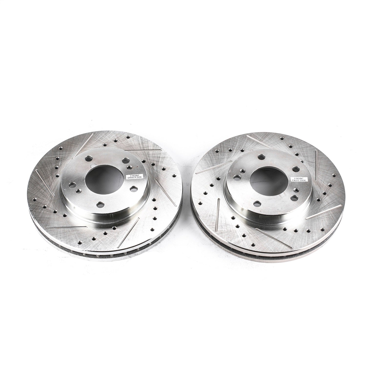 PowerStop Drilled & Slotted Front Rotors | Nissan 300ZX (89-96) (JBR552XPR)