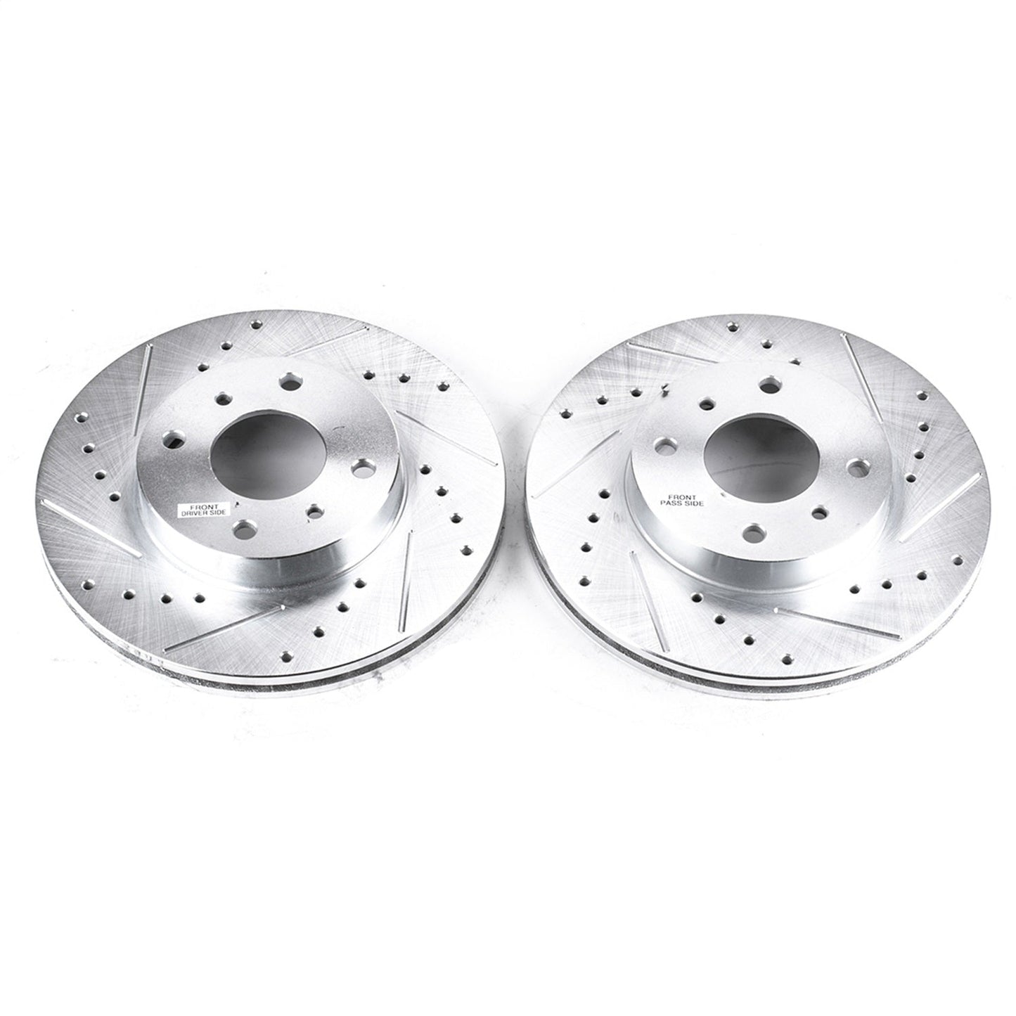 PowerStop Drilled & Slotted Front Rotors | Infiniti G20 (99-02) (JBR557XPR)