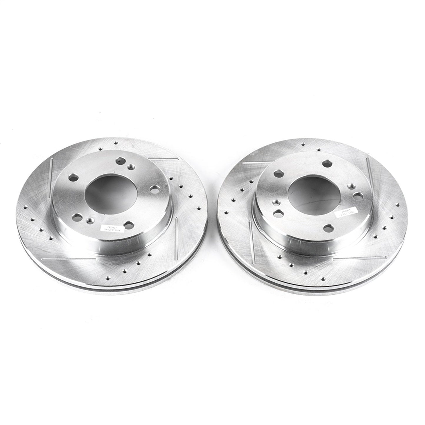 PowerStop Drilled & Slotted Front Rotors | Nissan 240SX (94-96) (JBR559XPR)
