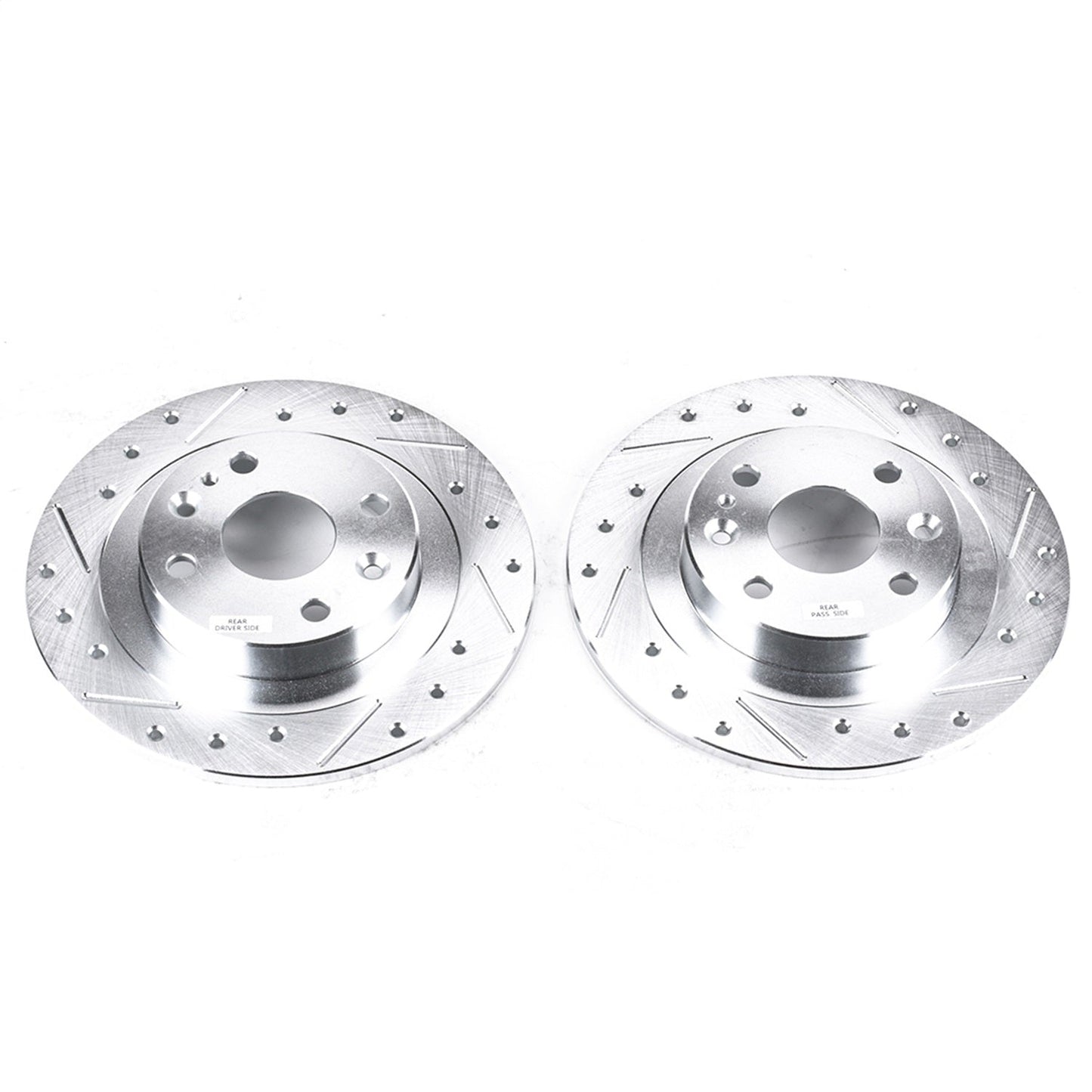 PowerStop Rear Evolution Drilled & Slotted Rotors - Pair | Ford Escort (91-03) (JBR570XPR)