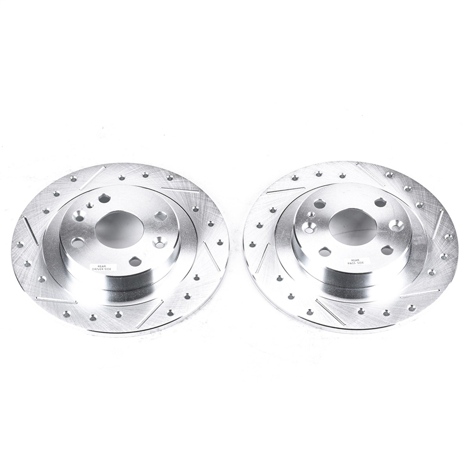 PowerStop Rear Evolution Drilled & Slotted Rotors - Pair | Ford Escort (91-03) (JBR570XPR)