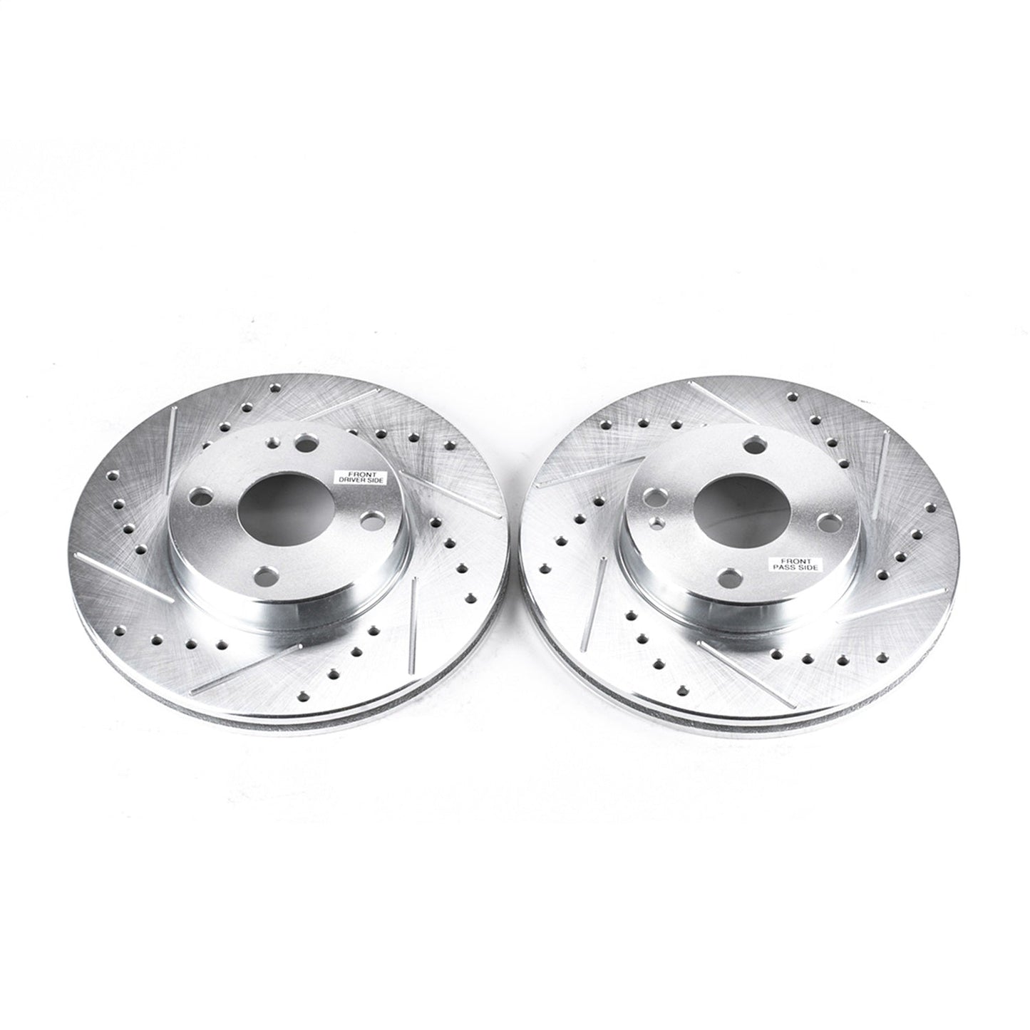 PowerStop Drilled & Slotted Front Rotors Pair | Mazda Miata (94-97) (JBR579XPR)
