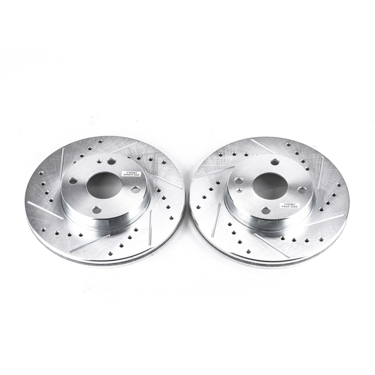 PowerStop Drilled & Slotted Front Rotors Pair | Mazda Miata (94-97) (JBR579XPR)