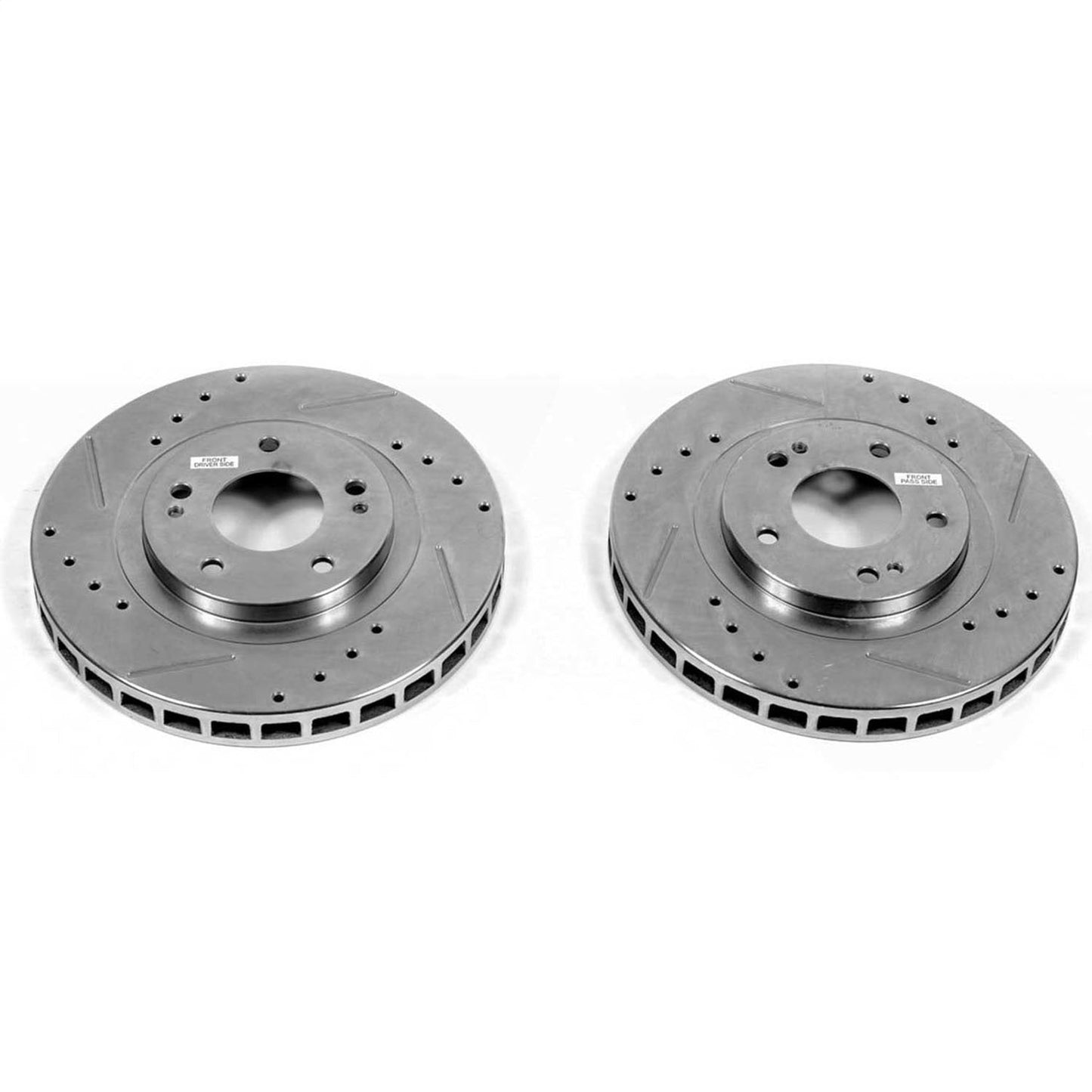 PowerStop Drilled & Slotted Front Rotors Pair | Dodge Stealth (91-93) (JBR582XPR)