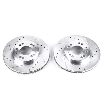 PowerStop Drilled & Slotted Front Rotors | Dodge Stealth (91-96) (JBR583XPR)