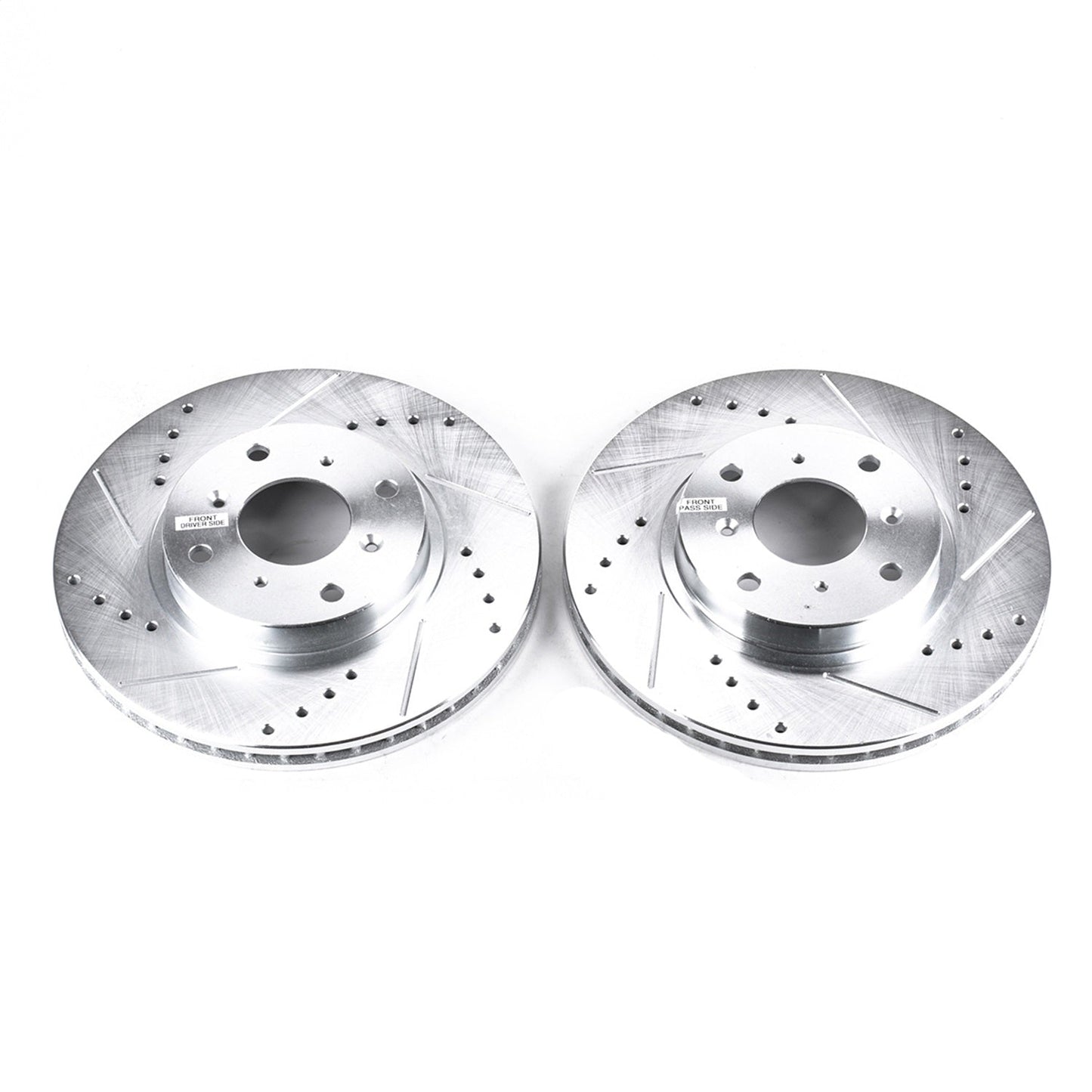PowerStop Drilled & Slotted Front Rotors | Honda Prelude (93-96) (JBR707XPR)