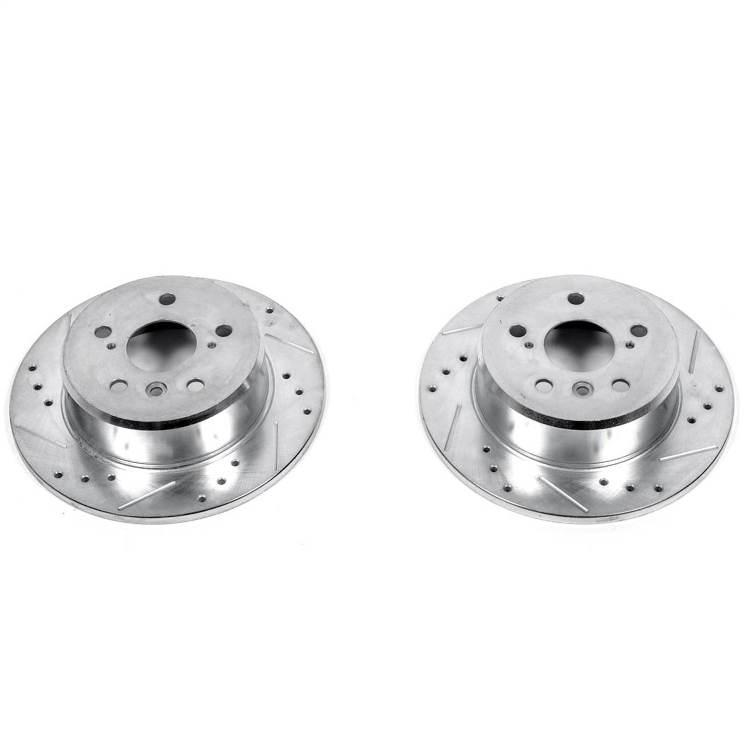 PowerStop Rear Evolution Drilled & Slotted Rotors | Lexus ES300 (92-96) (JBR713XPR)