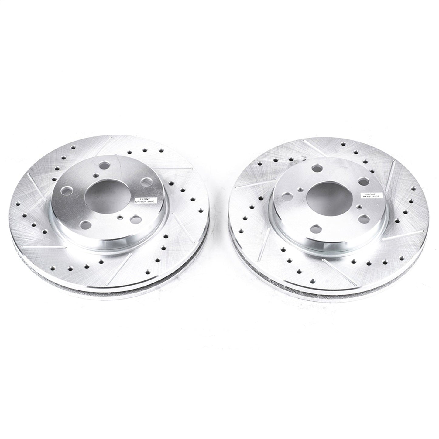 PowerStop Drilled & Slotted Front Rotors | Lexus SC300 (92-98) (JBR714XPR)