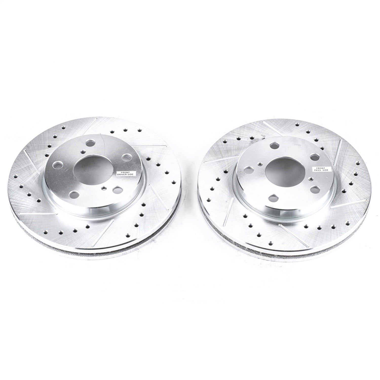 PowerStop Drilled & Slotted Front Rotors | Lexus SC300 (92-98) (JBR714XPR)