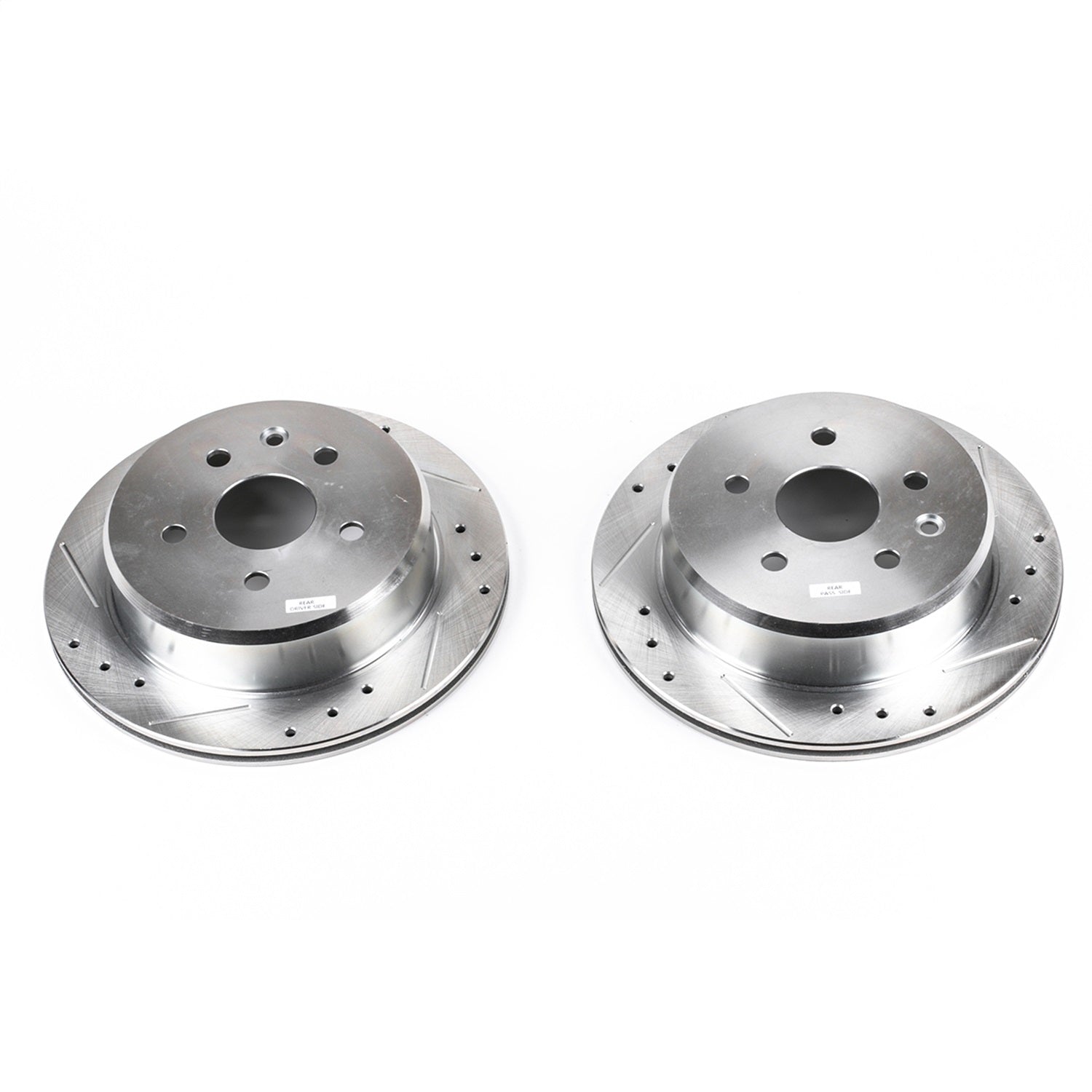 PowerStop Rear Drilled & Slotted Rotors | Lexus SC300 (92-98) (JBR715XPR)