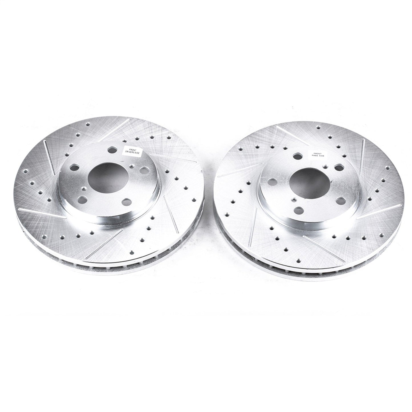 PowerStop Drilled & Slotted Front Rotors | Lexus GS300 (93-05) (JBR716XPR)
