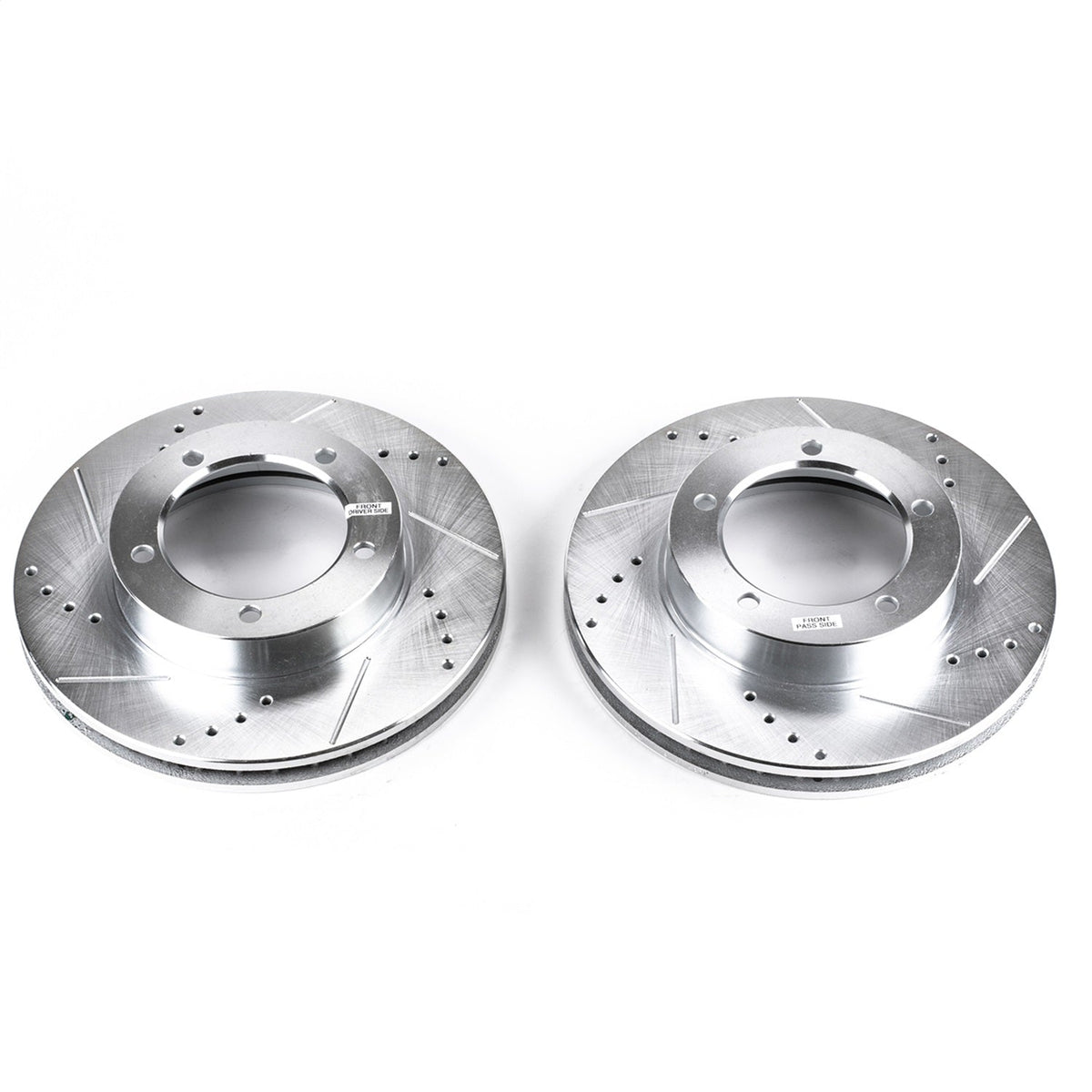 PowerStop Drilled & Slotted Front Rotors | Lexus LX470 (98-07) (JBR735XPR)