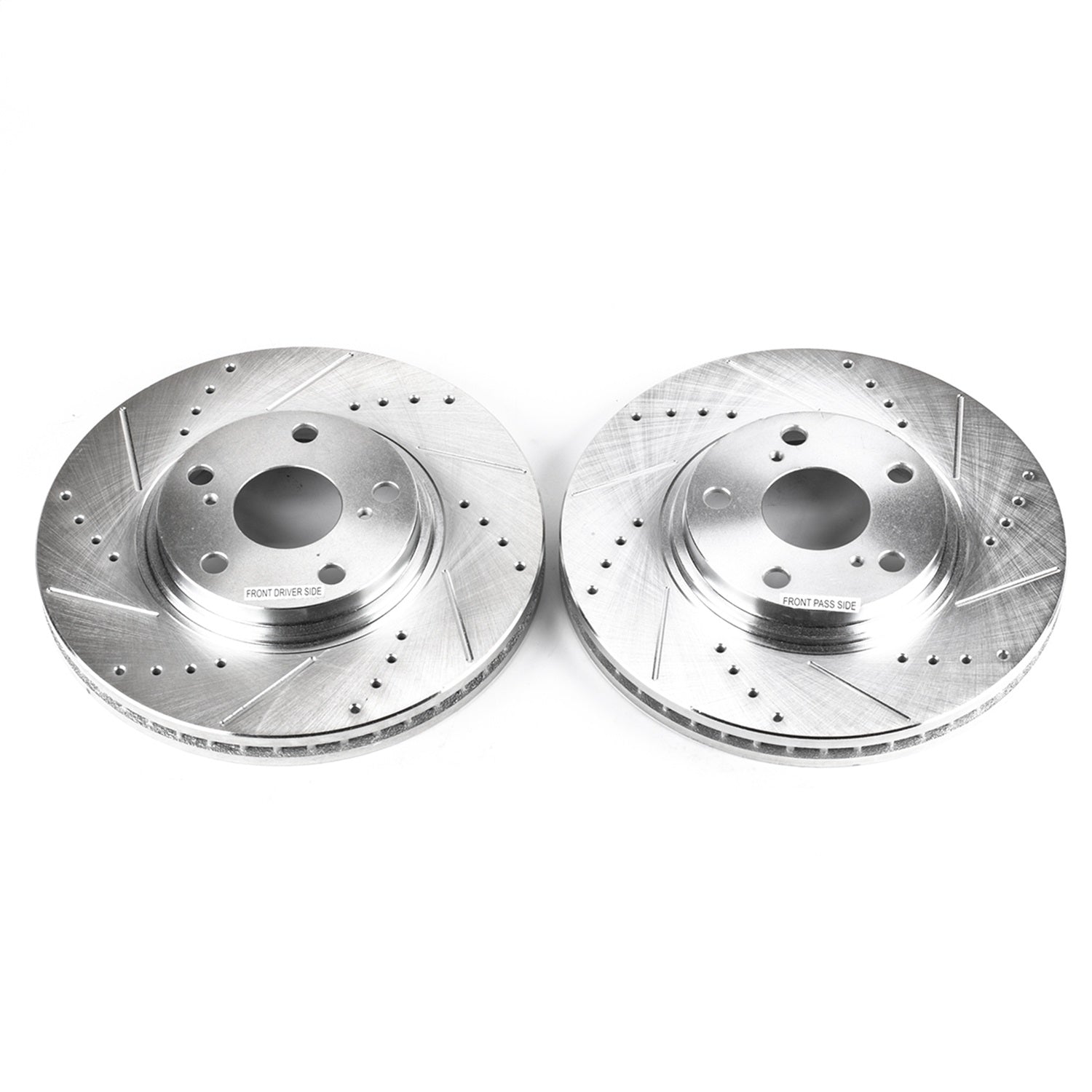 PowerStop Drilled & Slotted Front Rotors Pair | Lexus ES300 (03) (JBR737XPR)
