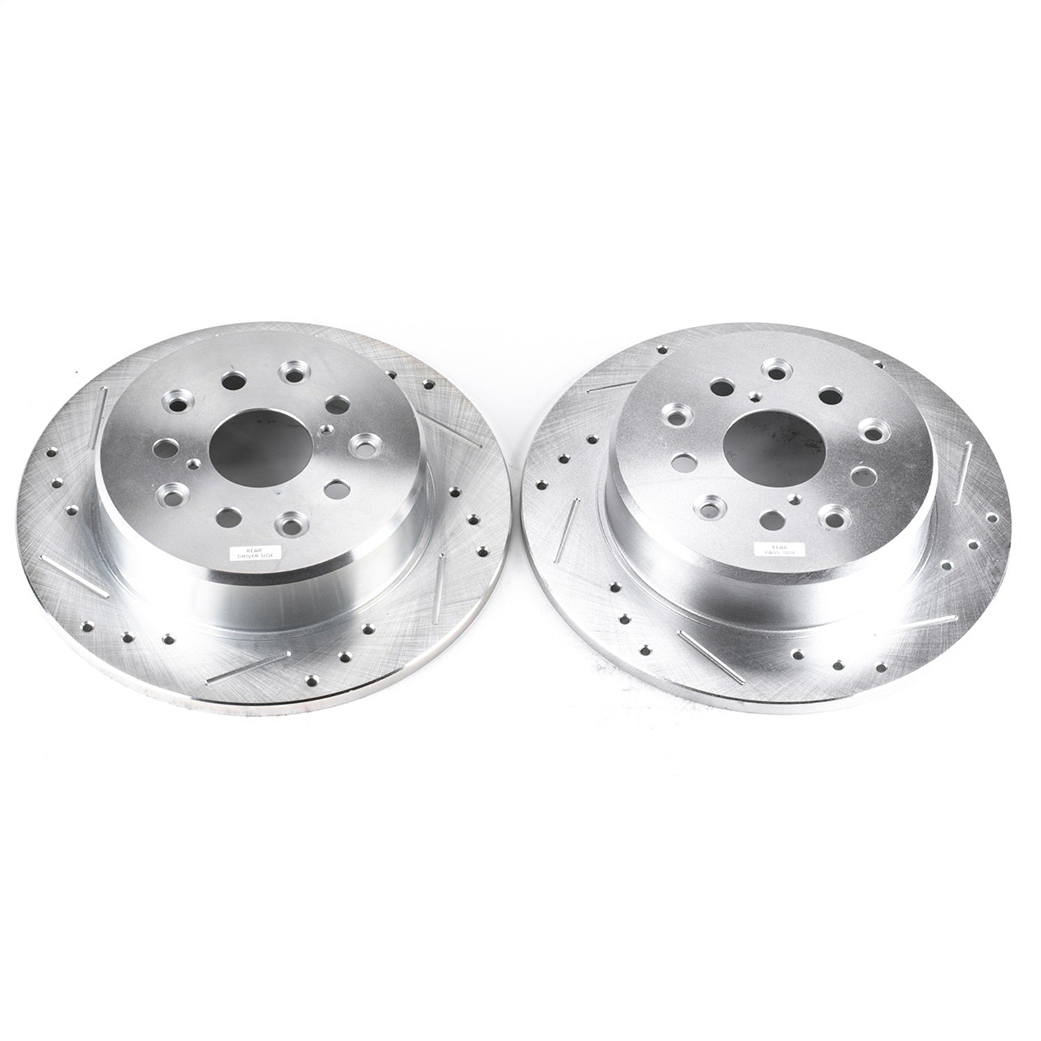 PowerStop Rear Evolution Drilled & Slotted Rotors | Lexus GS300 (98-05) (JBR739XPR)