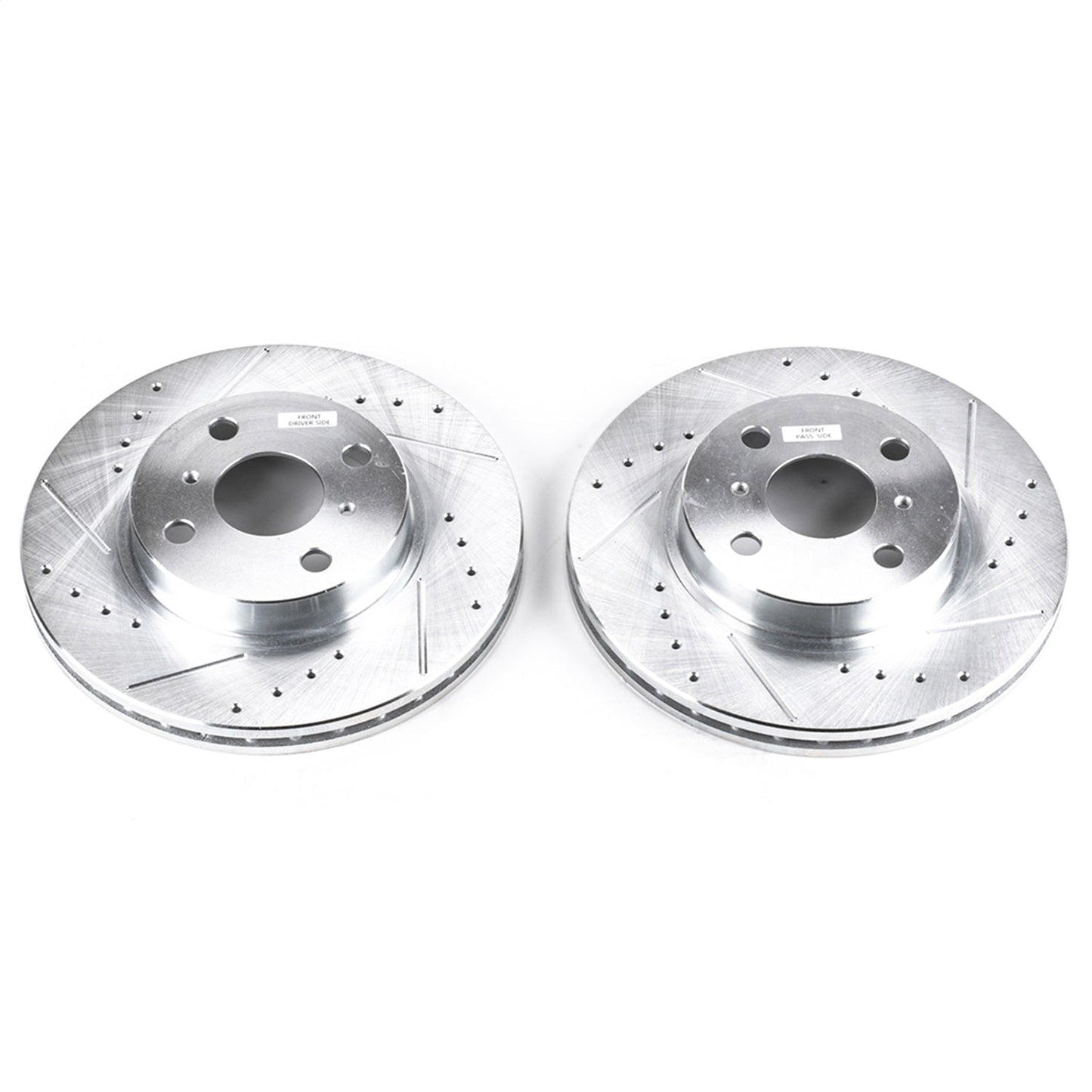 PowerStop Drilled & Slotted Front Rotors | Chevrolet Prizm (98-02) (JBR741XPR)