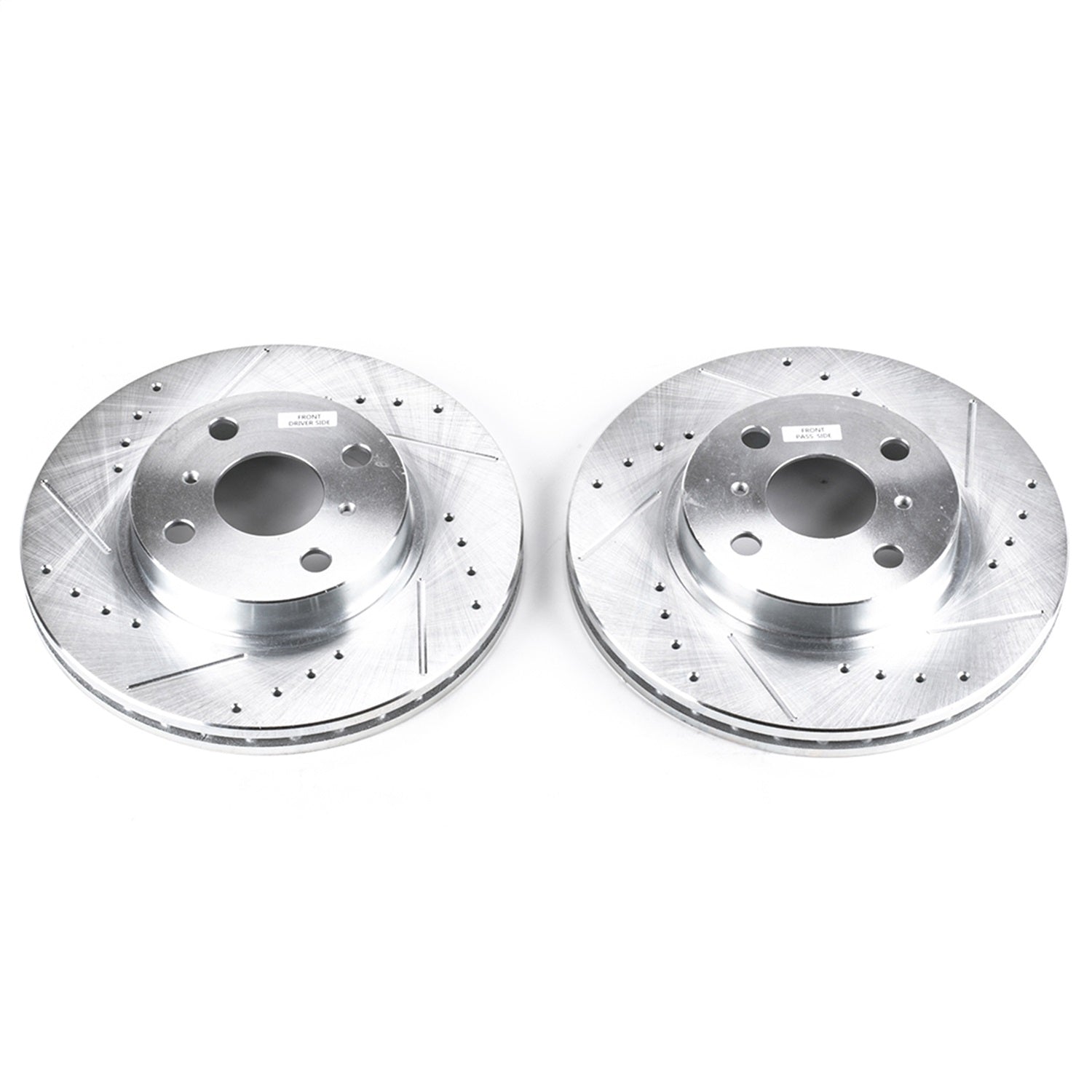 PowerStop Drilled & Slotted Front Rotors | Chevrolet Prizm (98-02) (JBR741XPR)