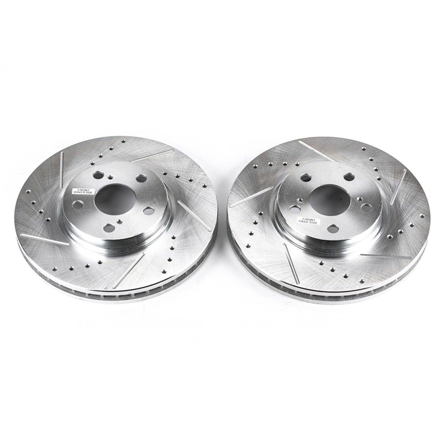 PowerStop Drilled & Slotted Front Rotors | Toyota Celica (94-99) (JBR748XPR)