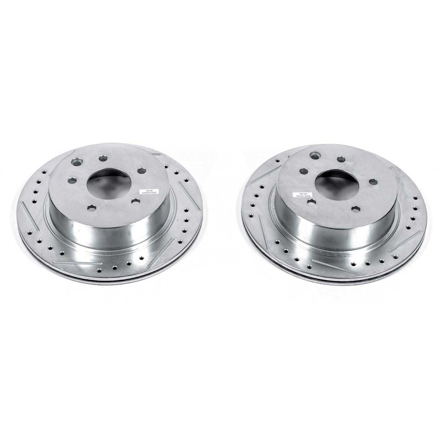 PowerStop Rear Drilled & Slotted Rotors | Infiniti J30 (93-97) (JBR751XPR)