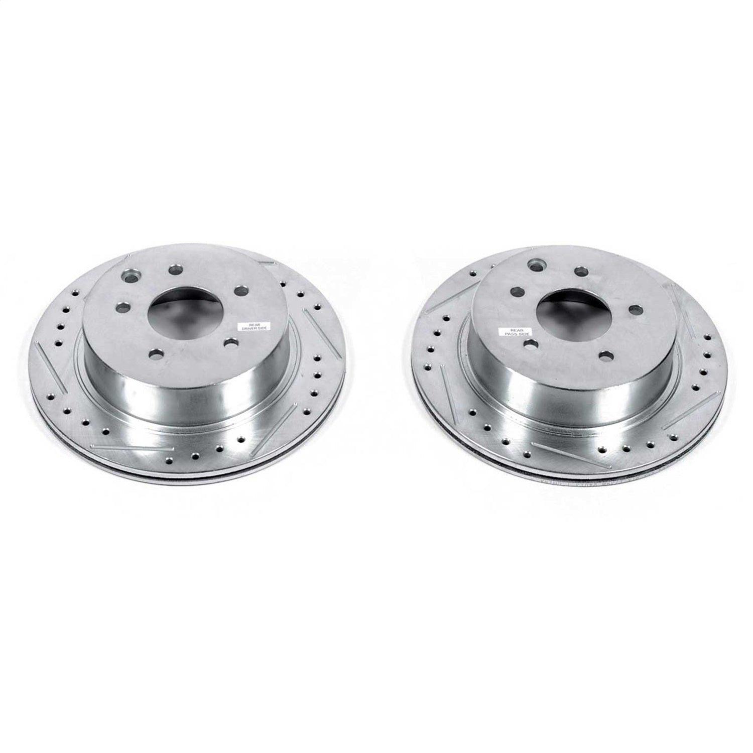 PowerStop Rear Drilled & Slotted Rotors | Infiniti J30 (93-97) (JBR751XPR)