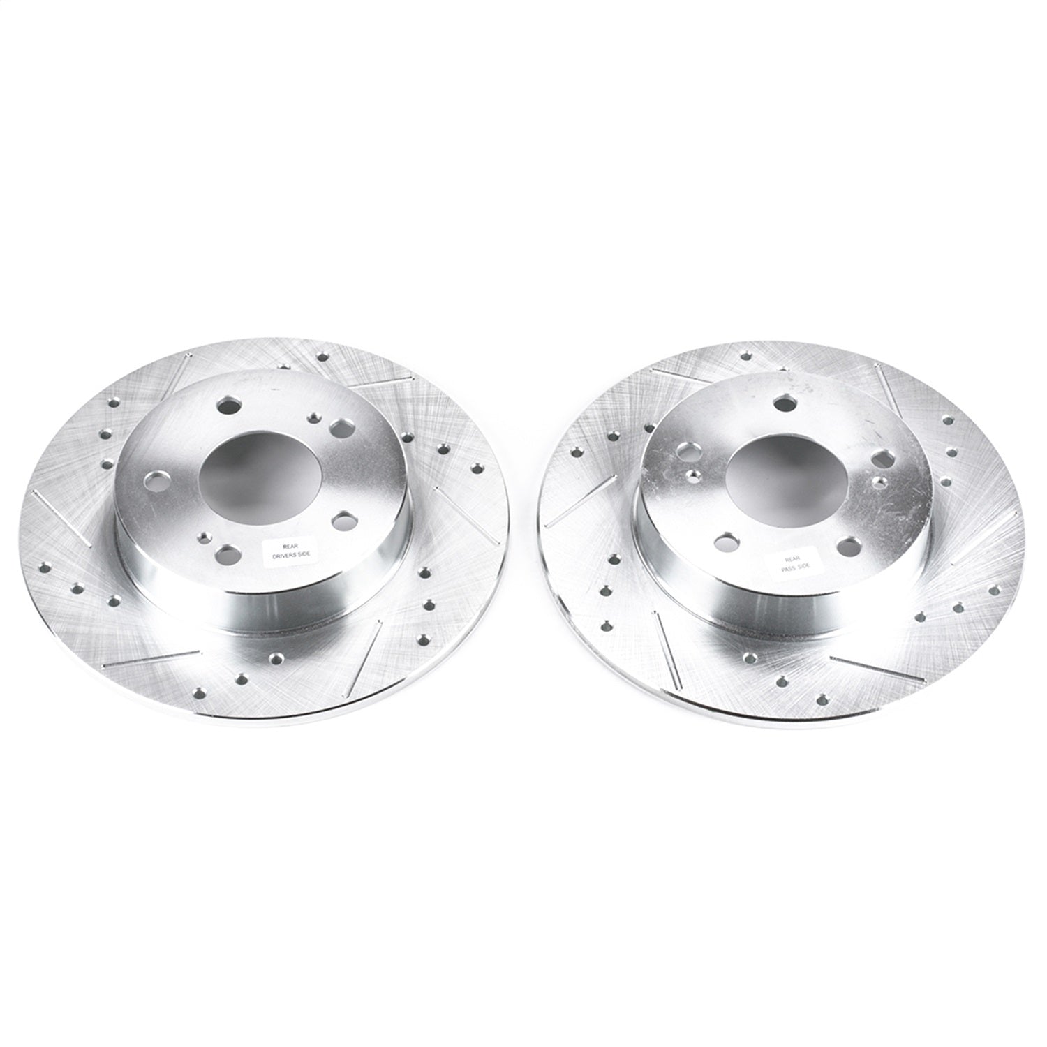 PowerStop Drilled & Slotted Rear Rotors | Infiniti I30 (96-01) (JBR752XPR)